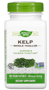 Natures Way, Kelp, Whole Thallus, 600 mg, 180 Vegan Capsules