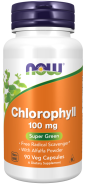 Now Foods, Chlorophyll 100 mg mit Alfalfa - 90 Kapseln