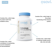 Osavi, Colostrum Immuno 800 mg, 120 Kapseln