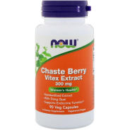 Now Foods, Chaste Berry Vitex Extract, 300 mg, 90 Veg. Kapseln