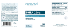 EuroVital, DHA 25mg, 180 Kapseln