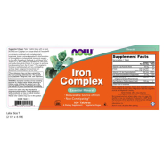 Now Foods, Iron Complex, 27mg, 100 Tabletten