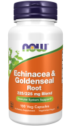 Now Foods, Echinacea & Goldenseal, 100 vegetarische Kapseln