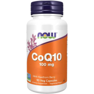 Now Foods, CoQ10,100mg mit Weidorn, 90 Veg. Kapseln