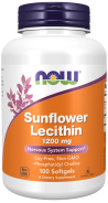 Sunflower Lecithin, 1200 mg, 100 Softgels