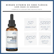 Bergen Vitamin D3 Flüssig 5000 IE, 50ml