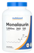 Nutricost, Monolaurin, 240 Kapseln (500 mg pro Kapsel)
