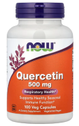 NOW Foods, Quercetin, 500 mg, 100 Kapseln