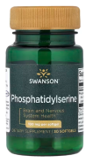 Swanson Vitamins, Phosphatidylserin, 100 mg, 30 Weichkapseln