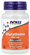 Now Foods, Reduziertes Glutathion, 500 mg, 30 Vcaps