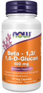 Now Foods, Beta 1,3/1,6-D-Glucan 100 mg Veg Capsules