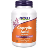 Now Foods, Caprylic Acid, 600mg, 100 Softgels
