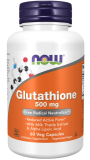 Now Foods, Reduziertes Glutathion, 500 mg, 60 Vcaps