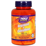 Arginine & Citrulline, 500 mg /250 mg, 120 Veg Kapseln