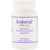 Optimox Corporation, Iodoral (Jod und Kaliumiodid), 12,5mg, 180 Tabletten
