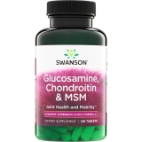 Swanson, Glucosamine, Chondroitin & MSM, 120 Tabletten