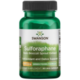 Swanson, Sulforaphane aus Brokkolisprossen, 400mcg, 60 Kapseln
