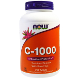 Vitamin C-1000 Time Released with Rose Hips - 250 Tabs
