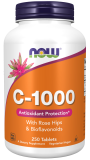 C-1000 with rose hips and bioflavonoids - 250 tablets