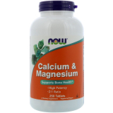 Now Foods, Calcium & Magnesium 250 Tabletten