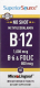 Superior Source, B-12 1000 mcg, B-6 & Folsäure 800 mcg, 60 Minitabletten