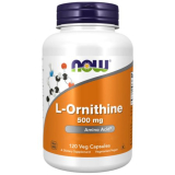 Now Foods, L-Ornithin 500 mg -120 Kapseln