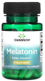 Swanson, Melatonin, 3mg, 60 Kapseln