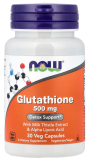 Now Foods, Reduziertes Glutathion, 500 mg, 30 Vcaps